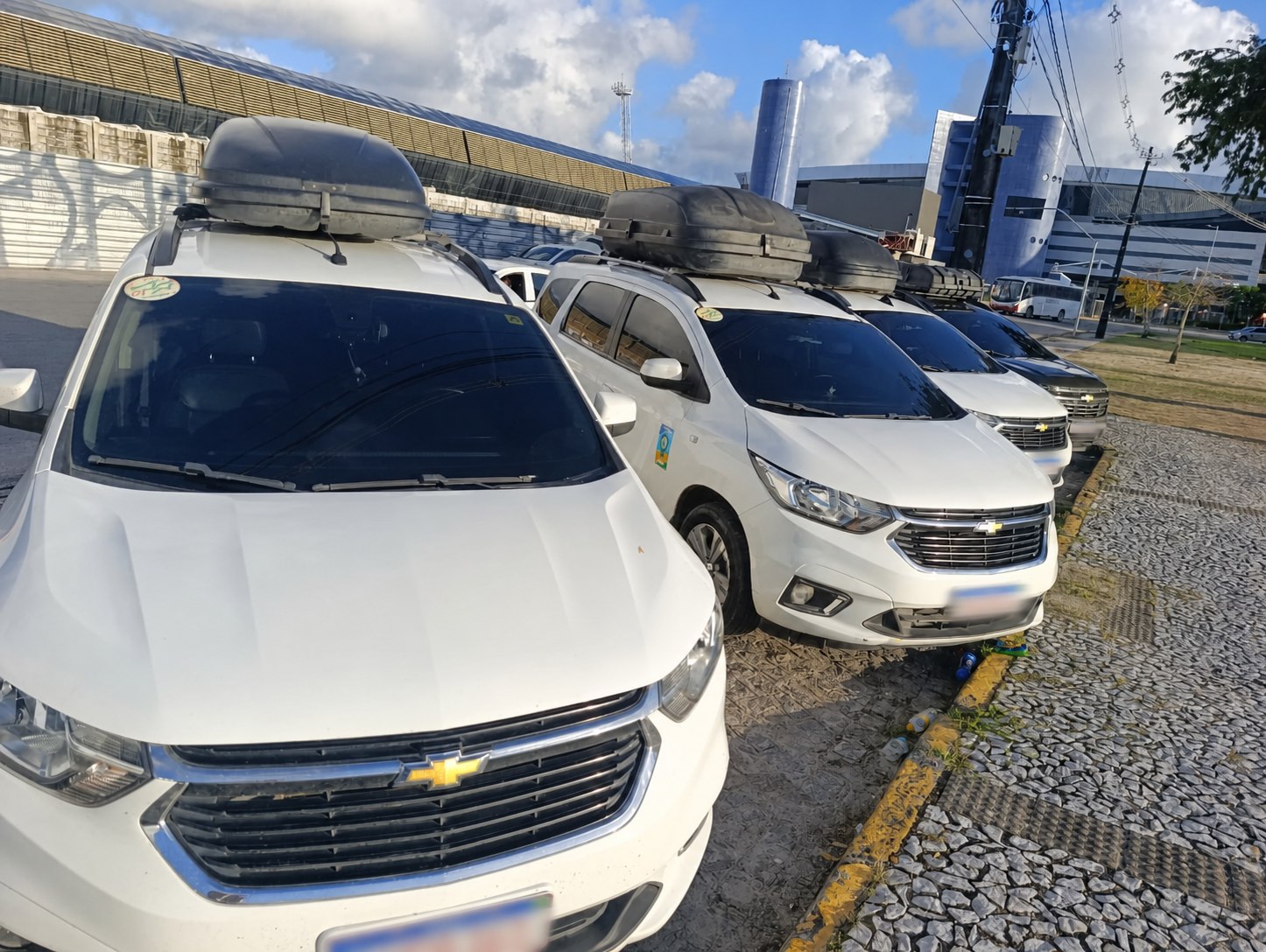 Chevrolet Spin da frota Novo Mar Turismo