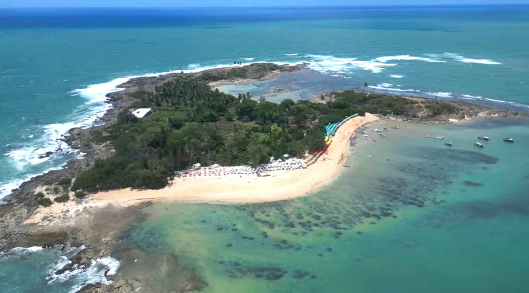 Litoral da Ilha de Santo Aleixo