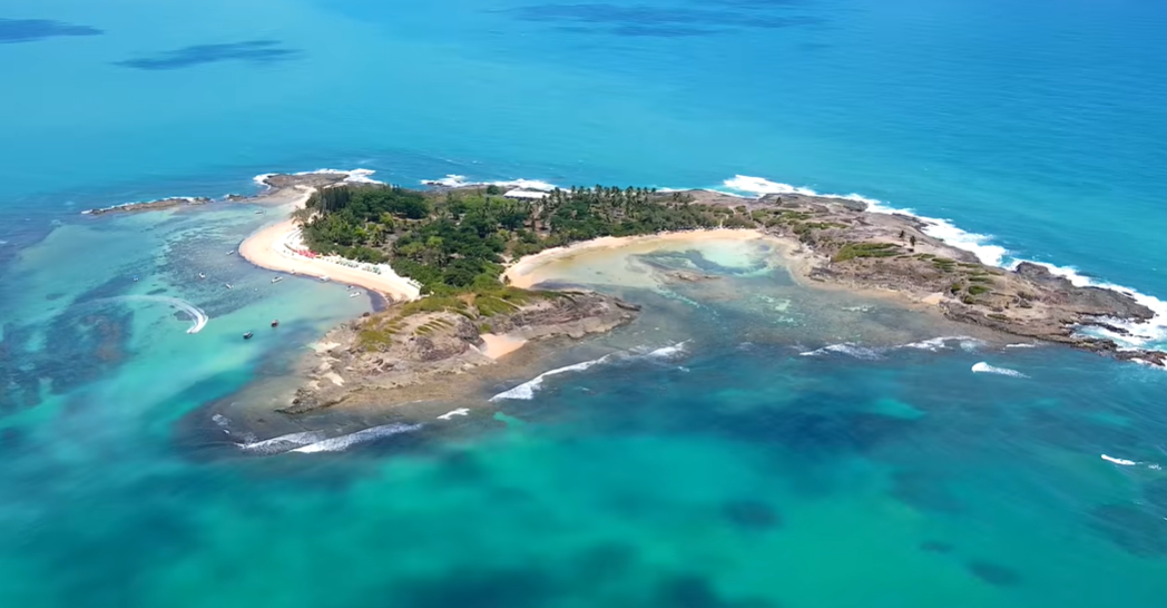 Vista panorâmica da Ilha de Santo Aleixo